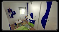 3D izris otroške sobe