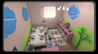 Otroška soba zelena