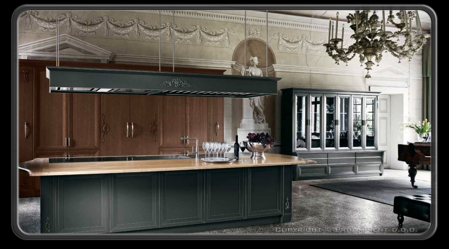 Kuhinjski otoček, masivne kuhinje, klasične kuhinje