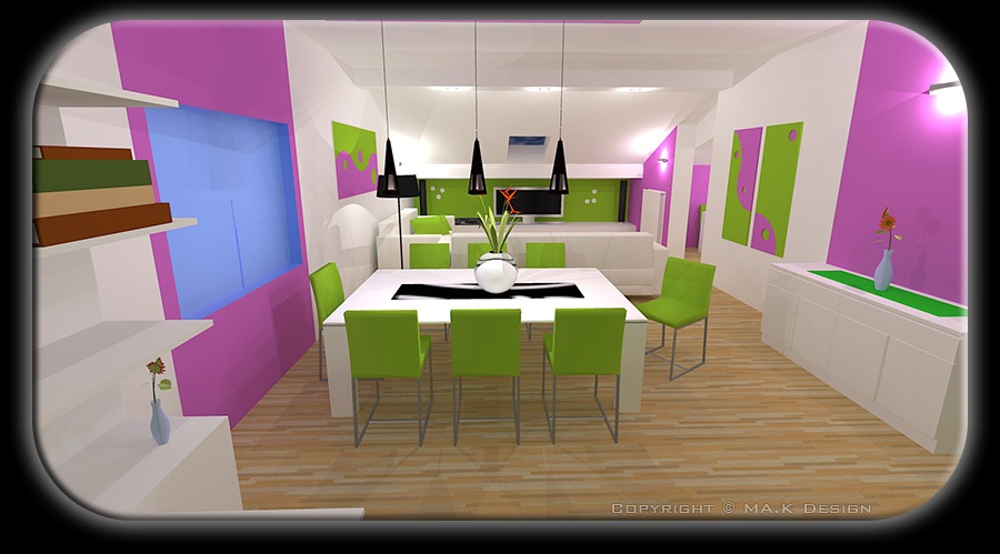 3D - vizualizacija stanovanja 3D načrt stanovanja