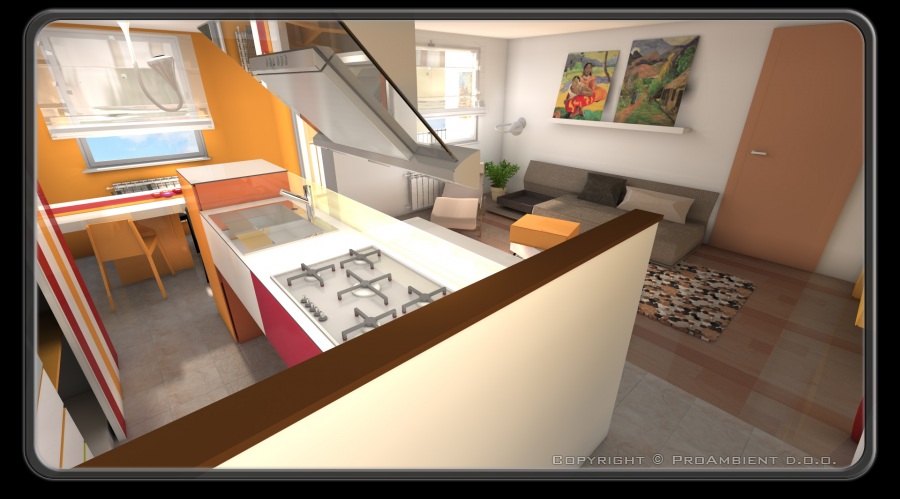 Kuhinja vrhunska vizualizacija