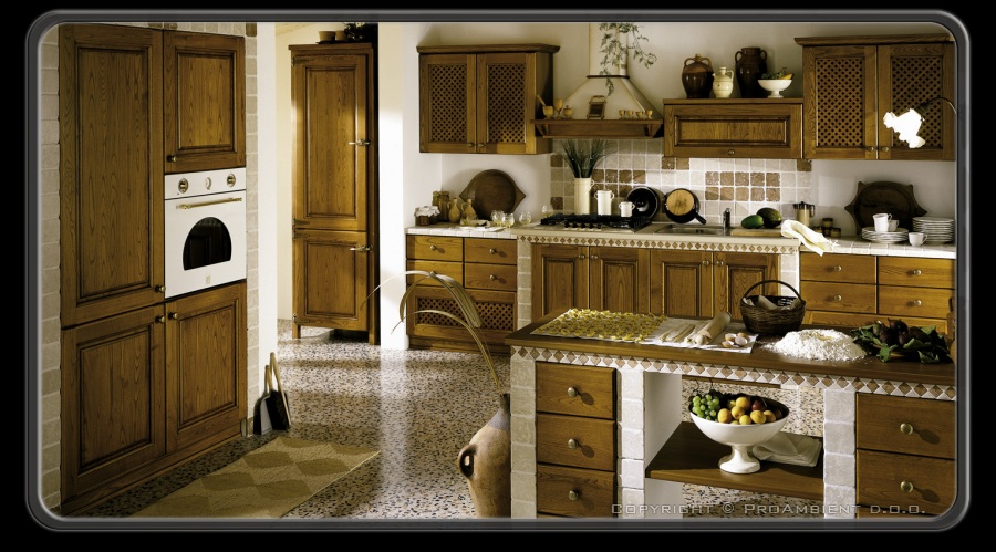 Rustična kuhinja Toskana