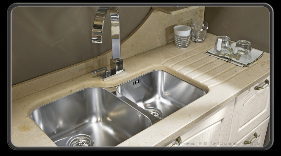 klasične stilne kuhinje beige bež barve