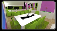 3D Načrtovanje notranje opreme - dnevna soba